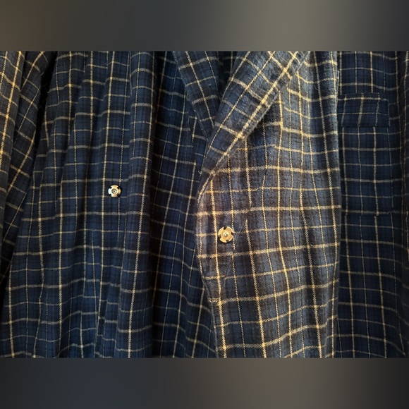 Mens Vintage Tōgo Plaid Cotton Robe - Picture 6 of 11